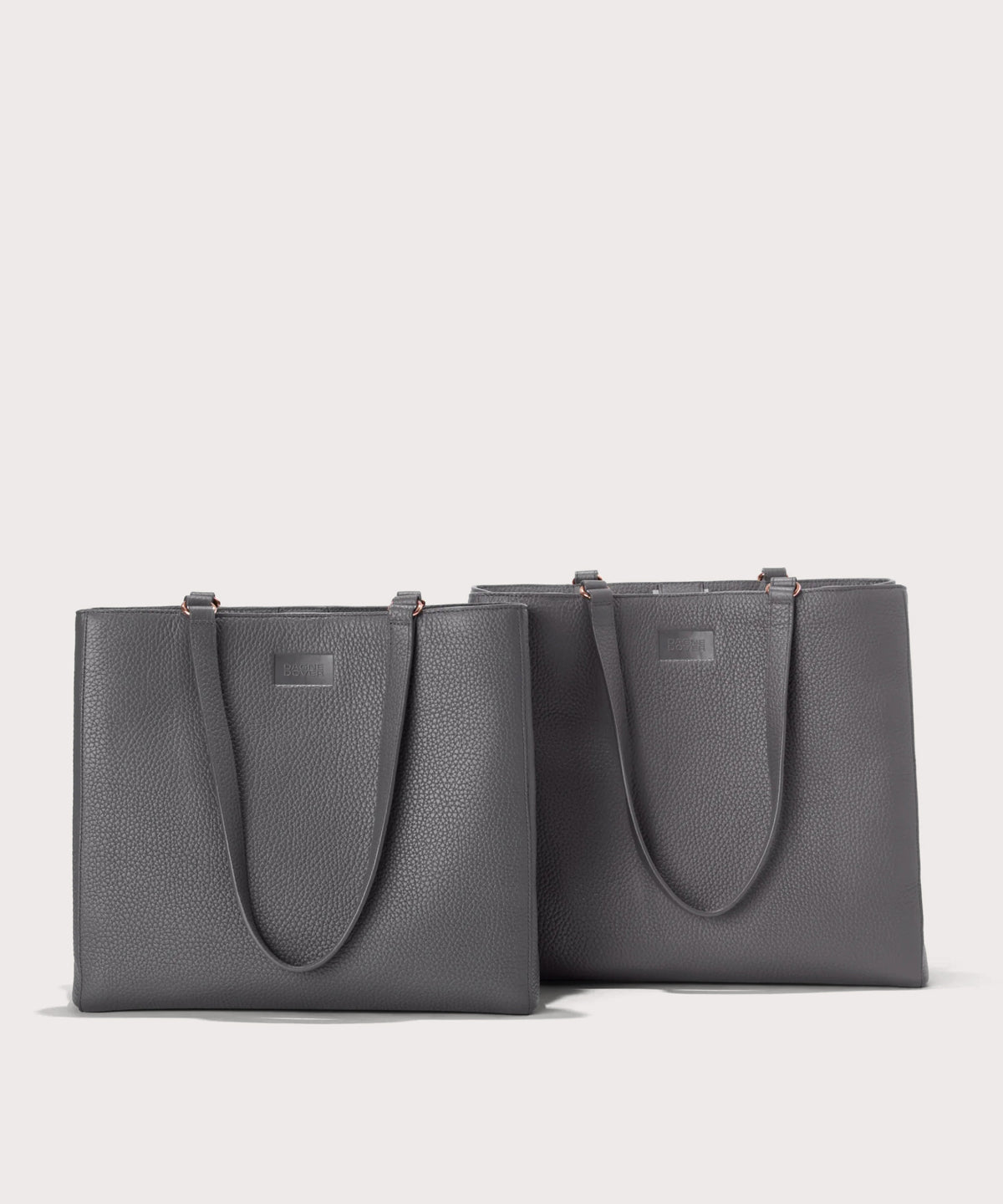 Allyn Tote in Graphite, Large