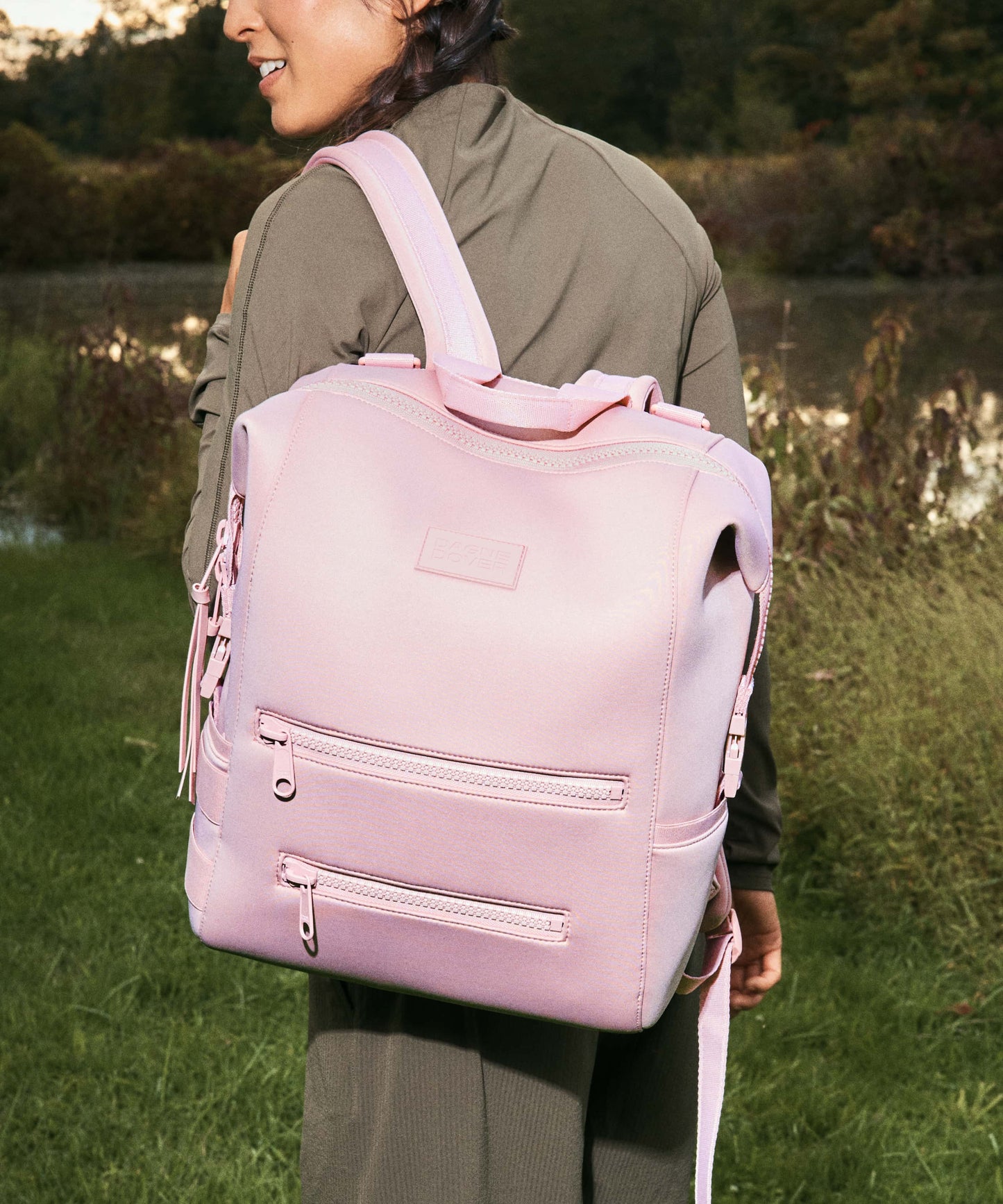 Indi Diaper Backpack in Wild Rose, Large