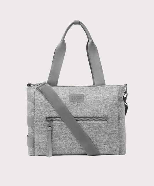 Wade Diaper Tote in Heather Grey