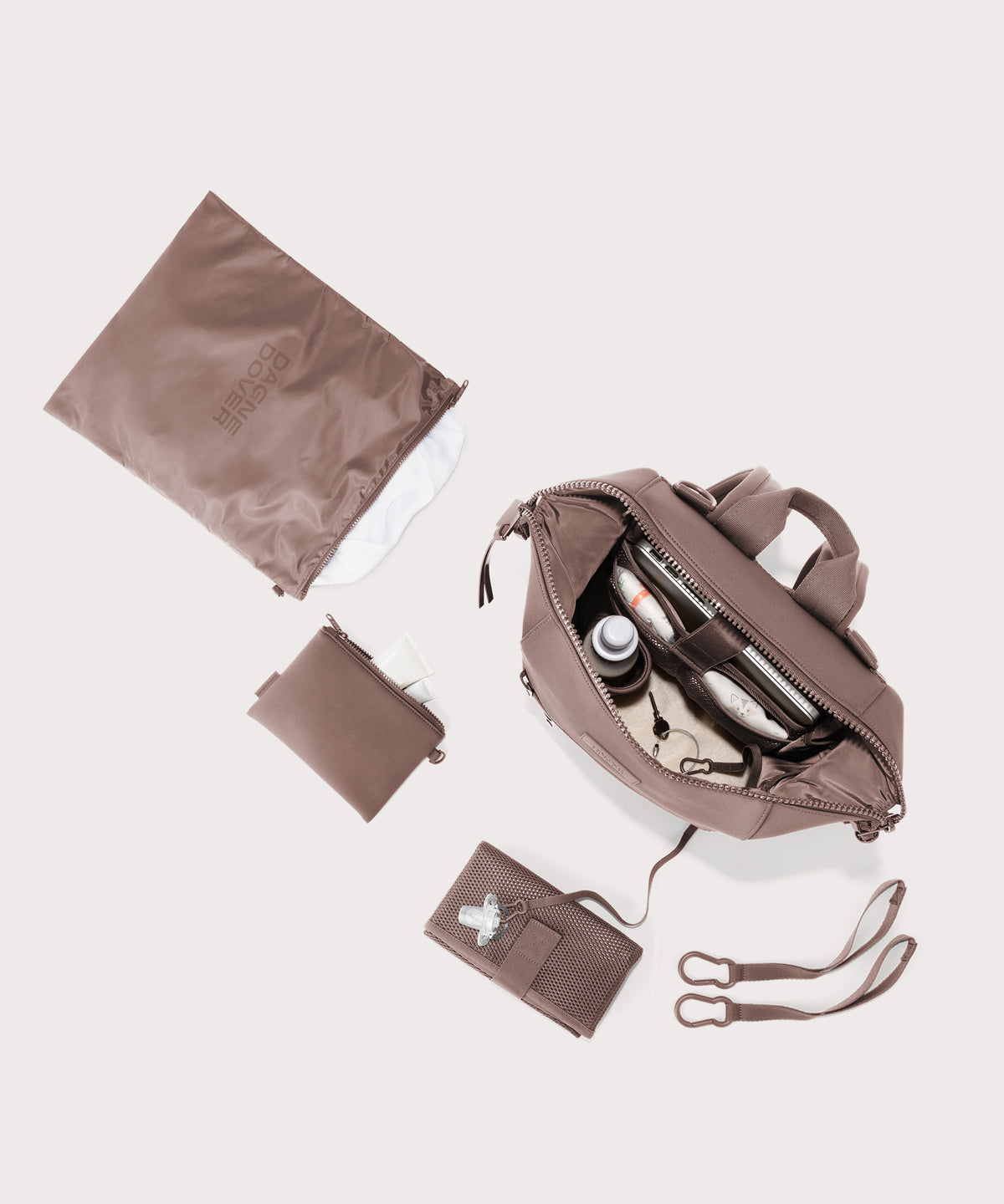 Indi Diaper Backpack in Dune, Medium